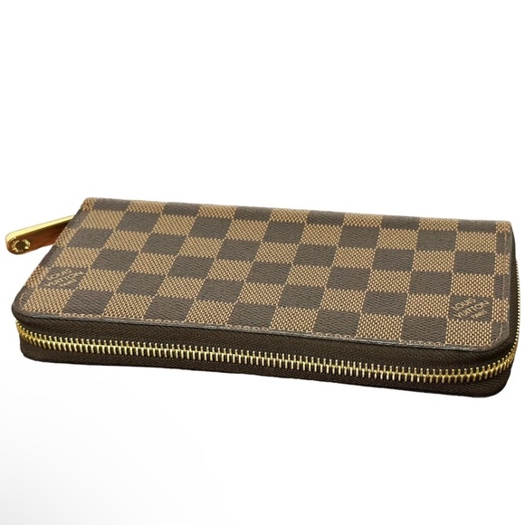 Louis Vuitton Zippy Wallet Brown Pink Damier Ebene Vivienne LV Holiday Christmas - Picture 4 of 8